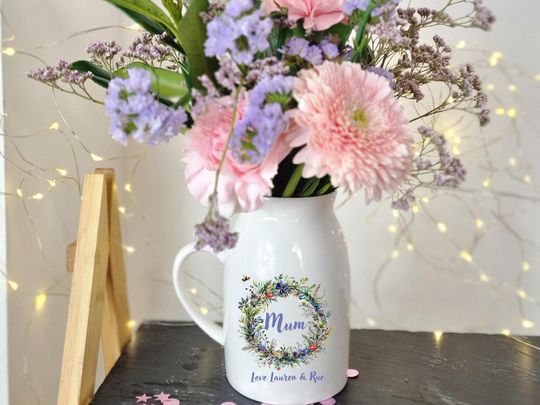 Discover Personalised Vase, Gifts For Mum, Gift for Mum, Gifts For Her, Flower Vase, Mum Gifts, Ceramic Vase, Gifts For Mom, Home Decor, Custom