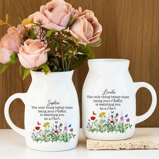 The Only Thing Better Than Being Your Mother Vase, Daughter Flower Vase, Mothers Day Gift for Daughter, Daughter Gift from Mom, New Mom Gift
