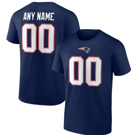 Discover Personalized New England Patriots Name and Number - Size S to 5XL