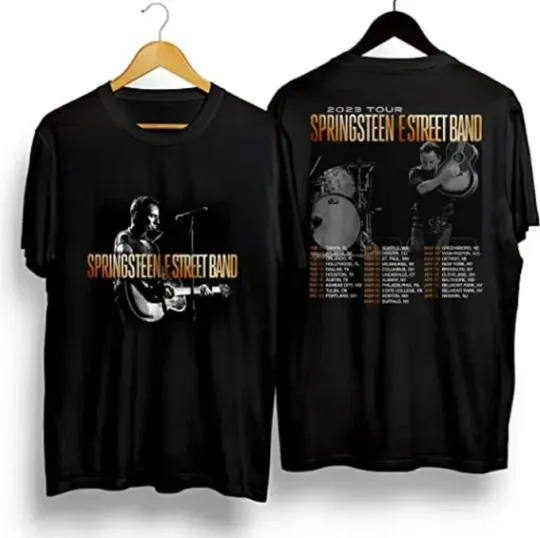 Bruce Springsteen 2023 Tour T-Shirt The E Street Band Concert Heavyweight T-Shirt