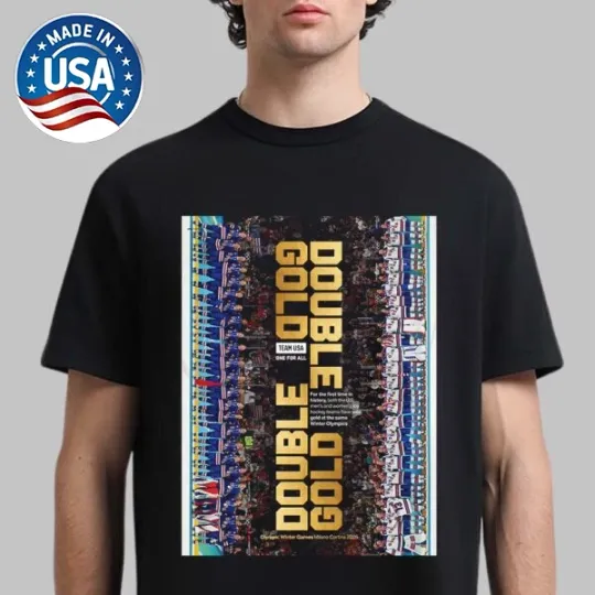 Discover Team USA Hockey Golden Medal Milano Cortina 2026 T-Shirt
