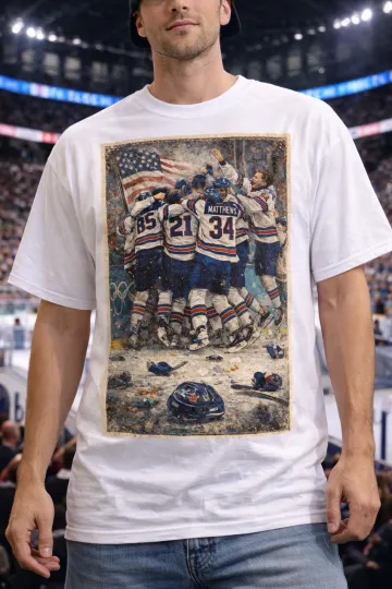 Discover 2026 Gold Medal Team USA Hockey  T-Shirt