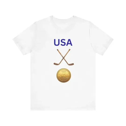 Discover USA Hockey 2026 Gold Medal Tee | Olympic Hockey Shirt