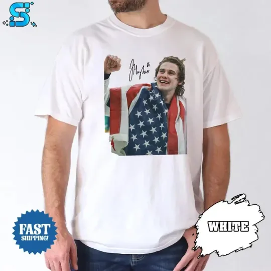Discover Jack Hughes USA Hockey T-Shirt, Men Hockey Tee