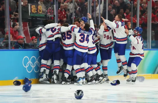Discover 2026 Team USA Mens Hockey Champions 8.5 x 11 photo