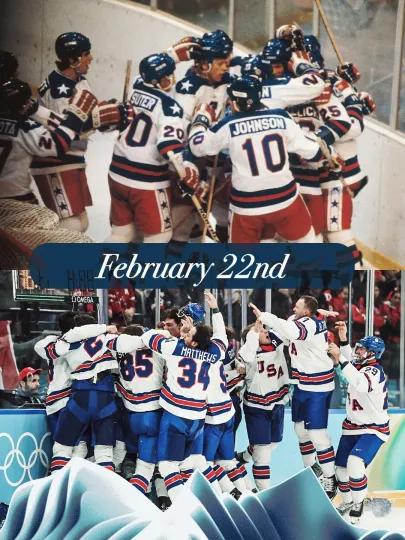 Discover 2026 Team USA Mens Hockey Champions VS. 1980 Miracle On Ice Champs 8.5x11 photo