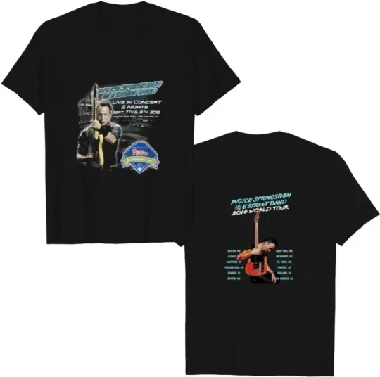 Discover Bruce Springsteen and the E Street Band 2016 World Tour T-shirt