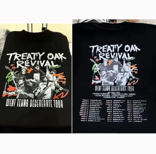 Discover Treaty Oak Revival Announces 25-City U S Headline Tour 2026 T-Shirt or  Hoodie