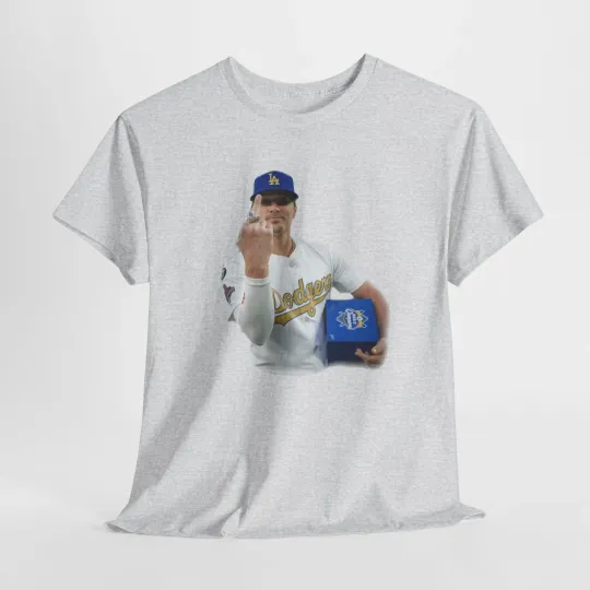 Discover Baseball Tee, Kike Hernandez middle finger Dodgers Shirt, Sports Fan Gift.