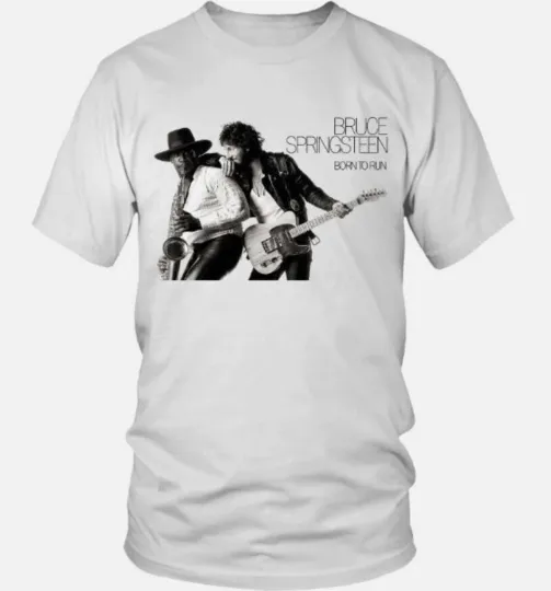 Unisex Cotton T-Shirt Bruce Springsteen & The E Street Band Born To Run Tour