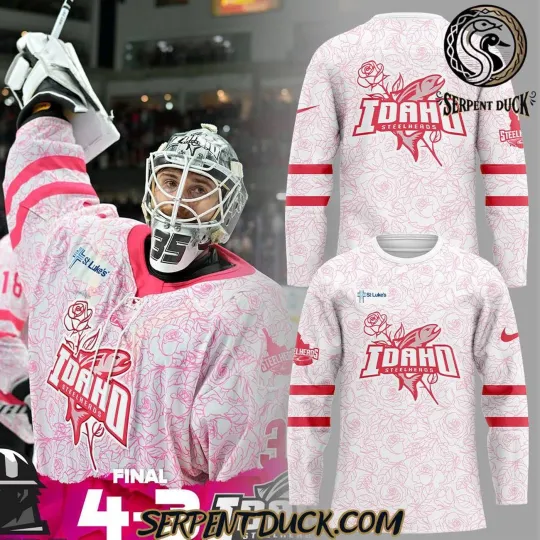 Discover Personalized Idaho Steelheads Pink in the Rink Hockey Shirt Men's Fan Gear Gift
