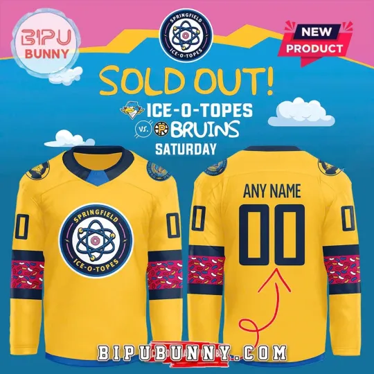 Personalize Springfield Thunderbirds 2025 Ice-O-Topes Hockey Shirt Fan Gear Gift
