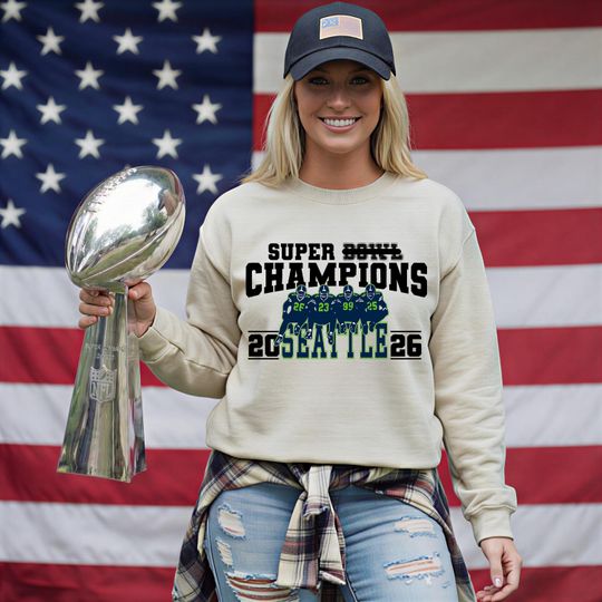Discover Champion Seattle Football Sweatshirt, 2026 Champion Seattle Football
