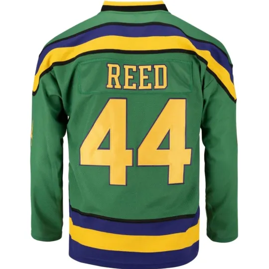 Discover Ice Hockey Jersey Long Sleeve Green & White Sports Shirt