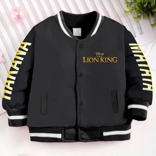 The Lion King Simba Timon & Pumbaa Hakuna Matata Baseball Jacket
