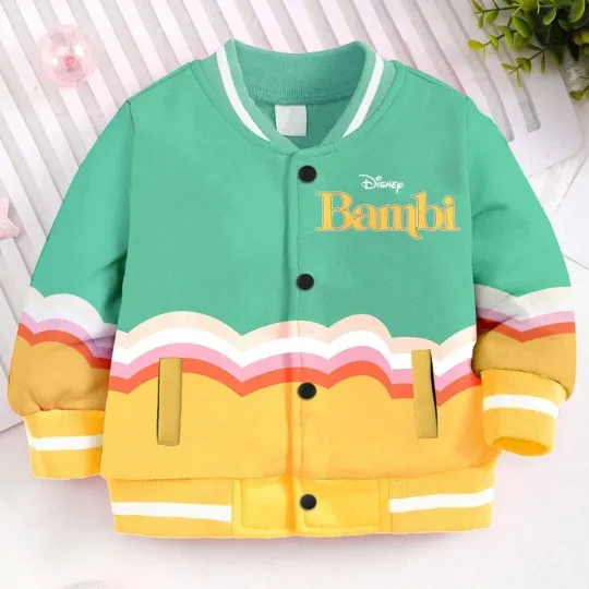 Discover Bambi And Friends Love Is A Song That Never Ends Gift For Fan Baseball Jacket