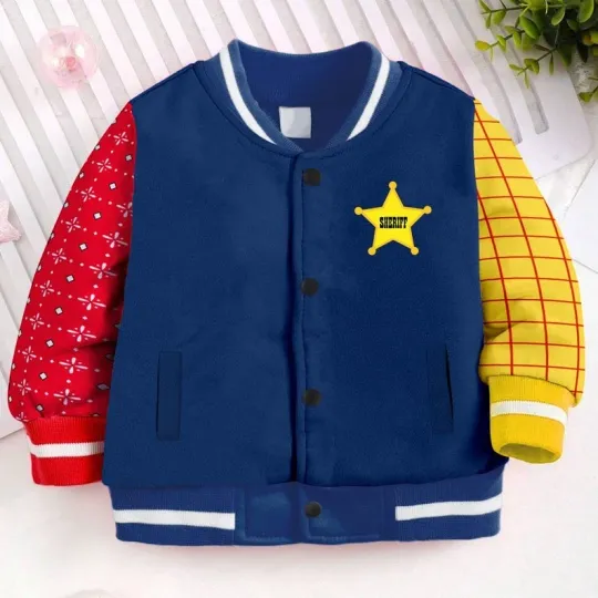 Sheriff Woody Howdy Partner Pixar Toy Story Birthday Boys Gift Baseball Jacket