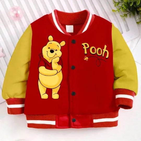 Discover Cute Pooh Bear You're Braver Than You Believe Winnie The Pooh Baseball Jacket