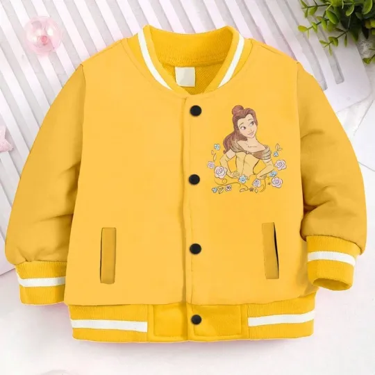 Beauty Within Belle Princess Beauty And The Beast Baseball Jacket