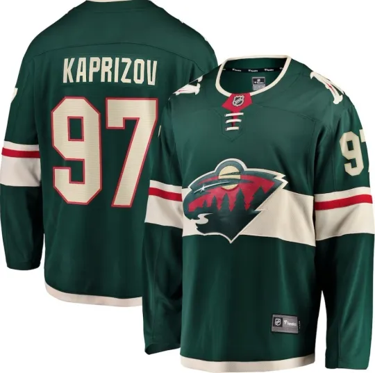Discover Kirill Kaprizov Minnesota Home Breakaway Replica Jersey- Green