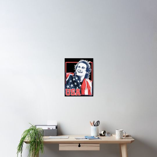 Discover Jack Hughes-USA Hockey Olympics 2026 Poster