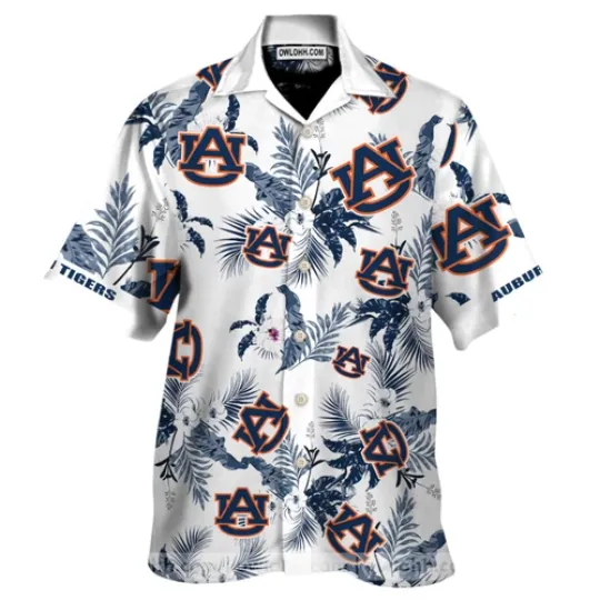 Discover Auburn Tigers tropical hawaiian shirt