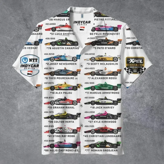 Discover NTT IndyCar Series Unisex Hawaiian Shirt