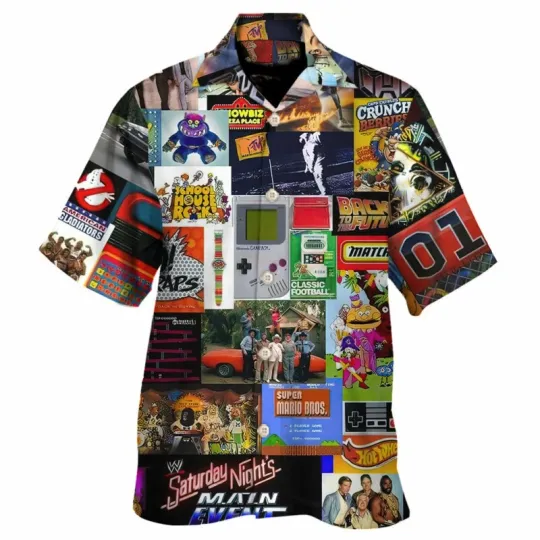 Discover Retro Style Unisex Hawaiian Shirt