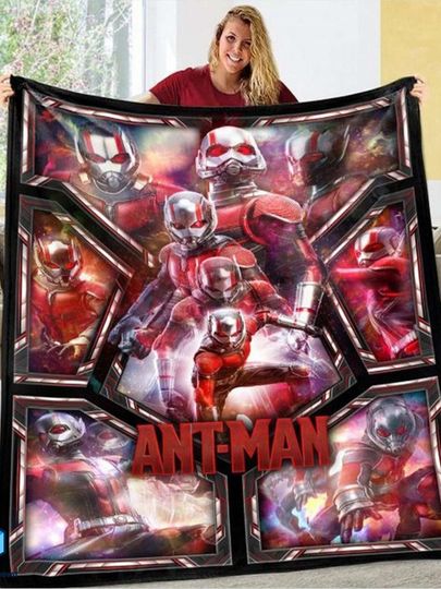 Discover Ant Man Fleece Blanket | Ant Man Scott Lang Blanket | Avengers Superhero Throw Blanket for Bed Couch Sofa