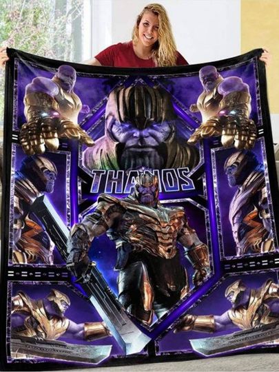 Discover Thanos Kids Blanket, Kids Superhero Blanket, Superhero Blanket, Thanos Blanket, Superhero Blanket For Kids, Christmas Gift
