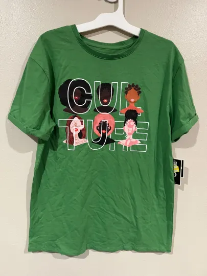Discover NWT Target Black History Month Youth Green "Culture" Graphic Tee