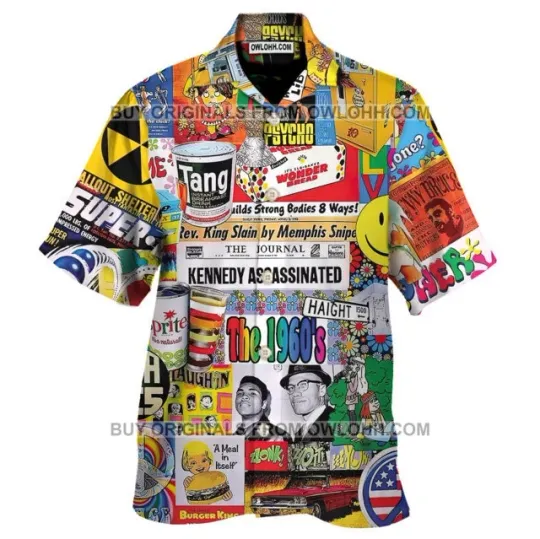 Discover Life In The 608217s Retro Hawaiian Shirt For Mens, Summer Aloha Shirt