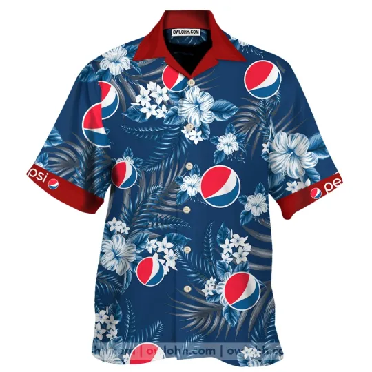 Pepsi Style 2 Hawaiian Shirt For Mens, Summer Aloha Shirt