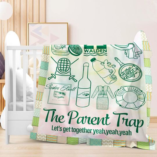 Discover The Parent Trap Camp Walden Blanket, Parent Trap Blanket, Hallie Annie Parker Birthday Gift, Camp Walden Blanket for Sofa