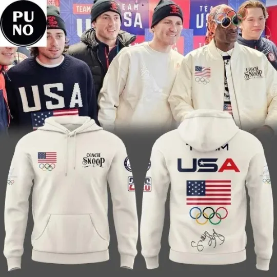 Team USA x Snoop Dog 2026 Winter Olympicc Milano Cortina All Over Print Hoodie