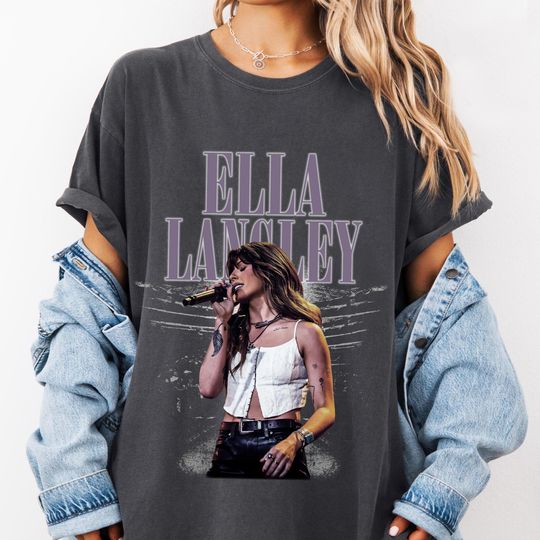 Discover Ella Langley Vintage Concert Shirt, Country Western Cowgirl Tee, Graphic Unisex T-Shirt Gift