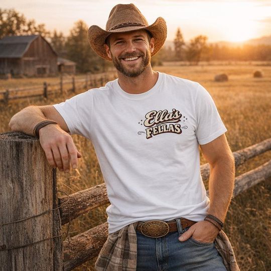 Discover Ellas Fellas Comfort Colors Tee, Ella Langley Fan Merch, Vintage 90s Country Music T-Shirt