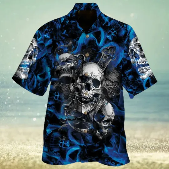 Discover Skull Hawaiian Shirt