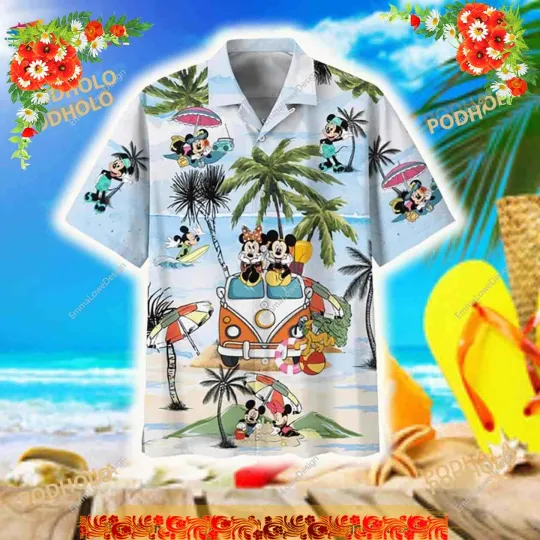 Discover Disney Mickey Mouse Funny Hawaiian Shirt