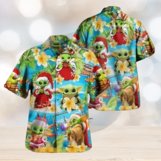Discover Yoda s Merry Christmas Hawaiian Shirt, Funny Xmas Gifts