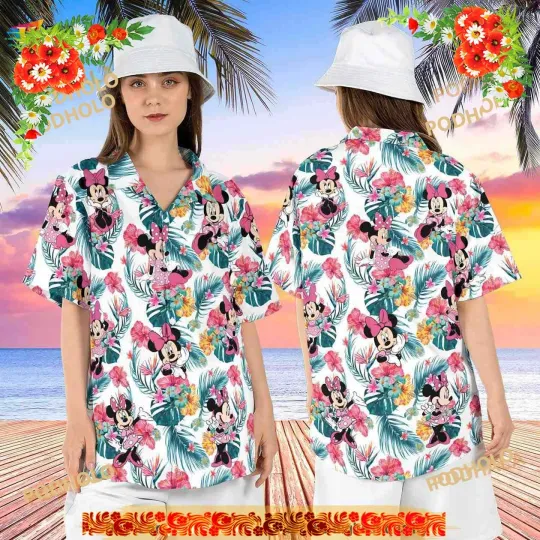 Discover Minnie Hawaii Shirt, Minnie Aloha Shirt, Disney Hawaiian Shirt, Hawaii Family Sh
