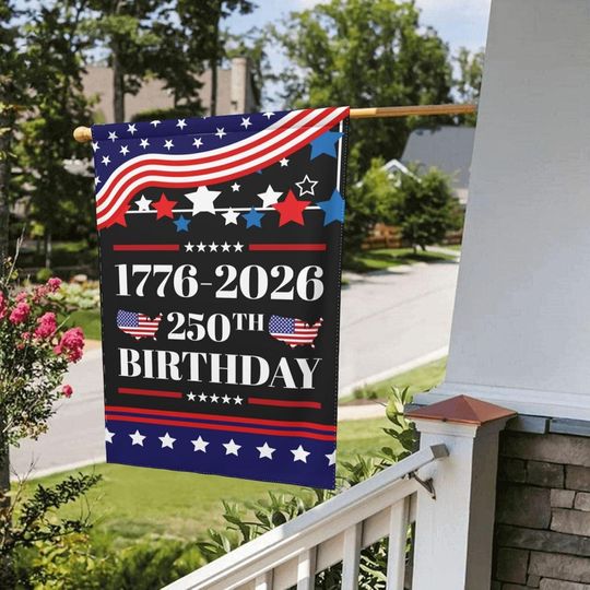 Discover 250th Anniversary Garden Flag: 1776-2026 Patriotic Outdoor Decor