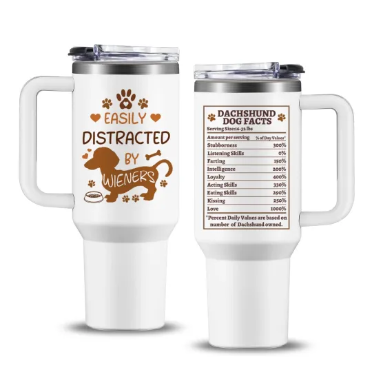 Discover Dachshund Gifts for Women - Wiener Dog Gifts for Dachshund Lovers Tumbler 40o...