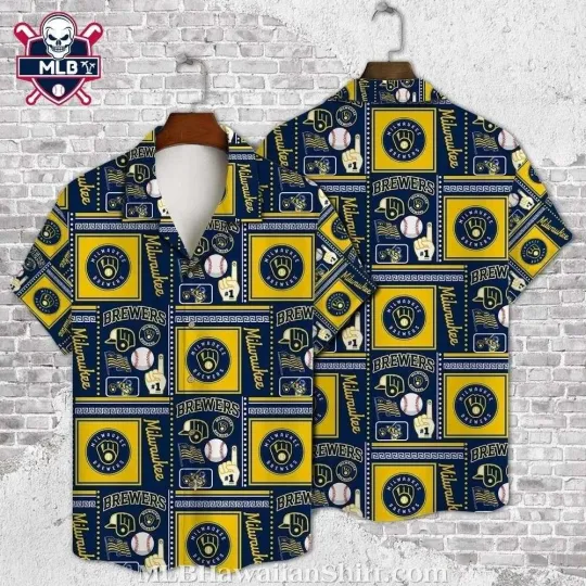 Discover Golden Glove Milwaukee Baseball Team Brewerss Hawaiian Shirt – Home Run Fashion