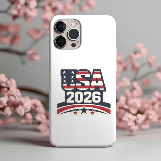 USA 2026 Phone Case, American Soccer Fan iPhone Case, Football Championship 2026 Cover, Team USA Phone Case