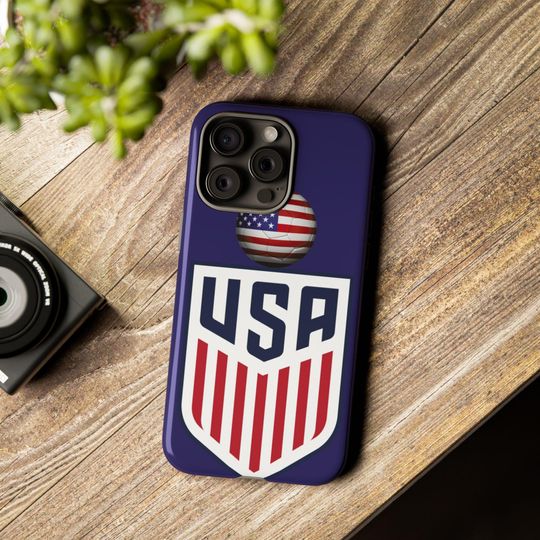 Discover USA Shield Soccer Ball phone case | Tough Case