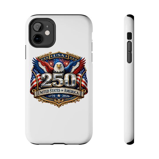 Discover 250th United States Eagle Phone Case | Patriotic 1776-2026 USA,iPhone 17 Samsung ,Galaxy S21