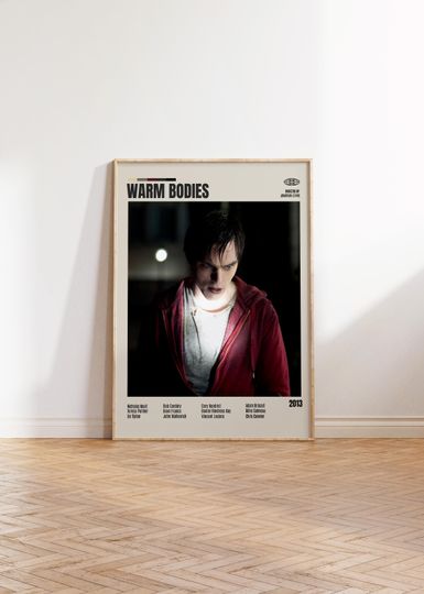 Discover Warm Bodies Movie Poster, Minimalist Retro Art Print