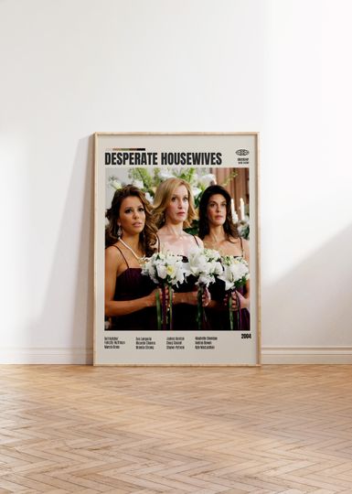 Discover Desperate Housewives Poster, Minimalist TV Series Art Print