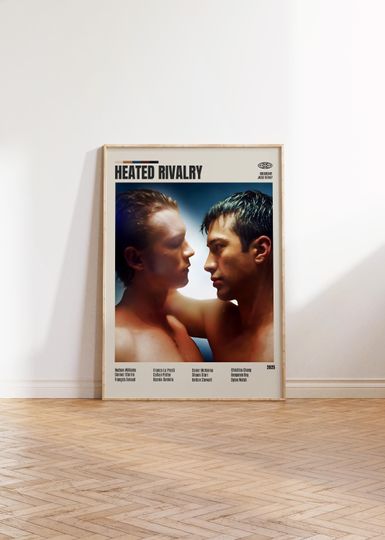 Discover Heated Rivalry TV Series Poster, Minimalist Retro Art Print